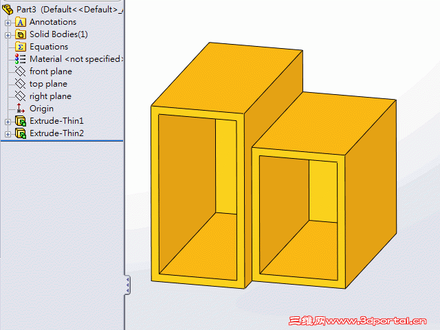 请教一个比较小白的抽壳的问题 Solidworks 三维网 Powered By Discuz