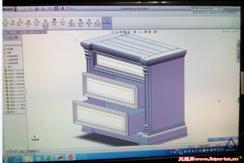 solidworks���ļҾ�װ����ģ��