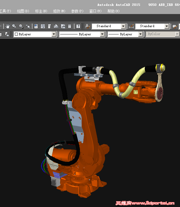 abb ������ dwg 3d��ģ