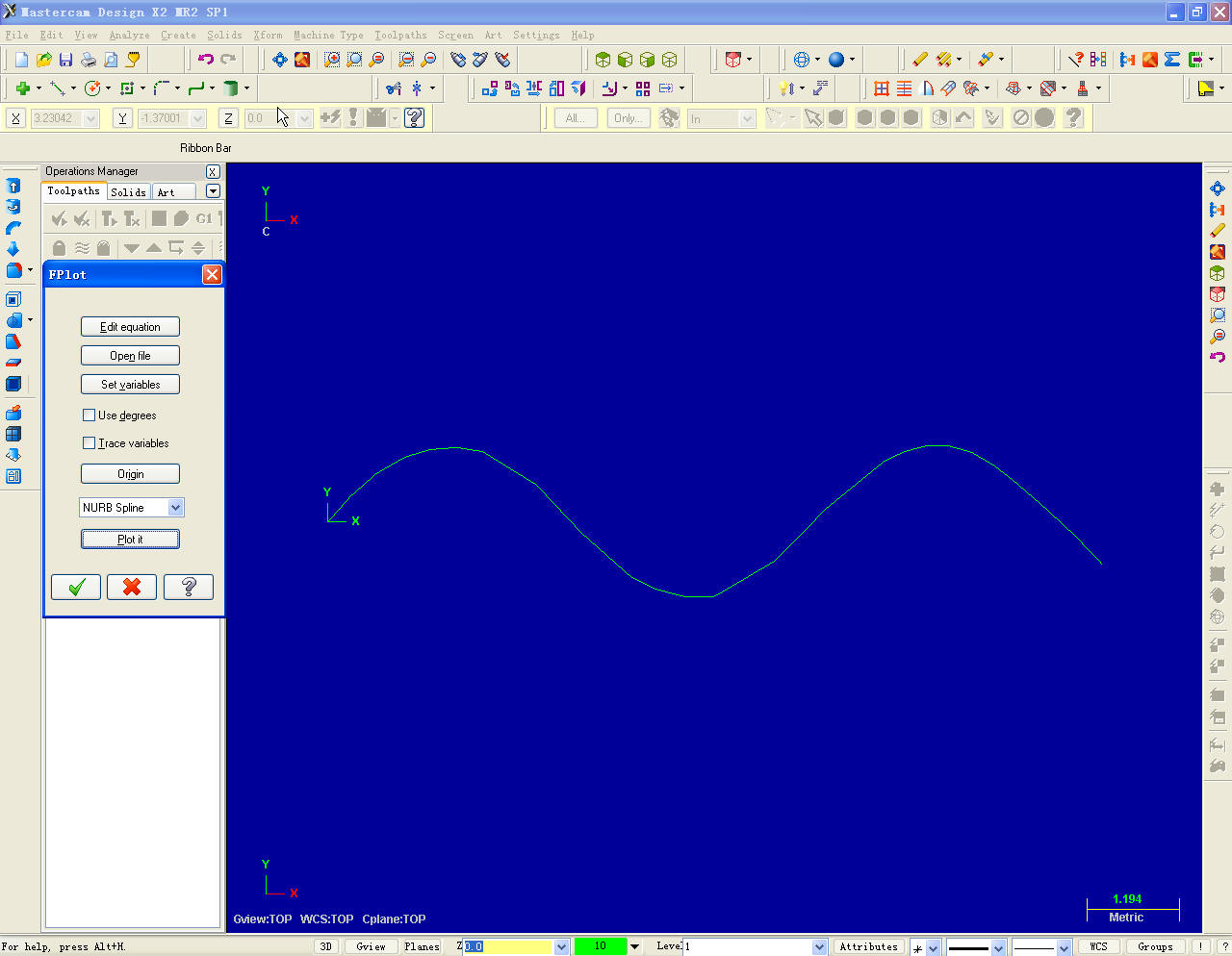y=sin(x)(x=1_10,step size=1)