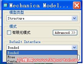 proe mechanicaģ���е�bonded free contact.JPG