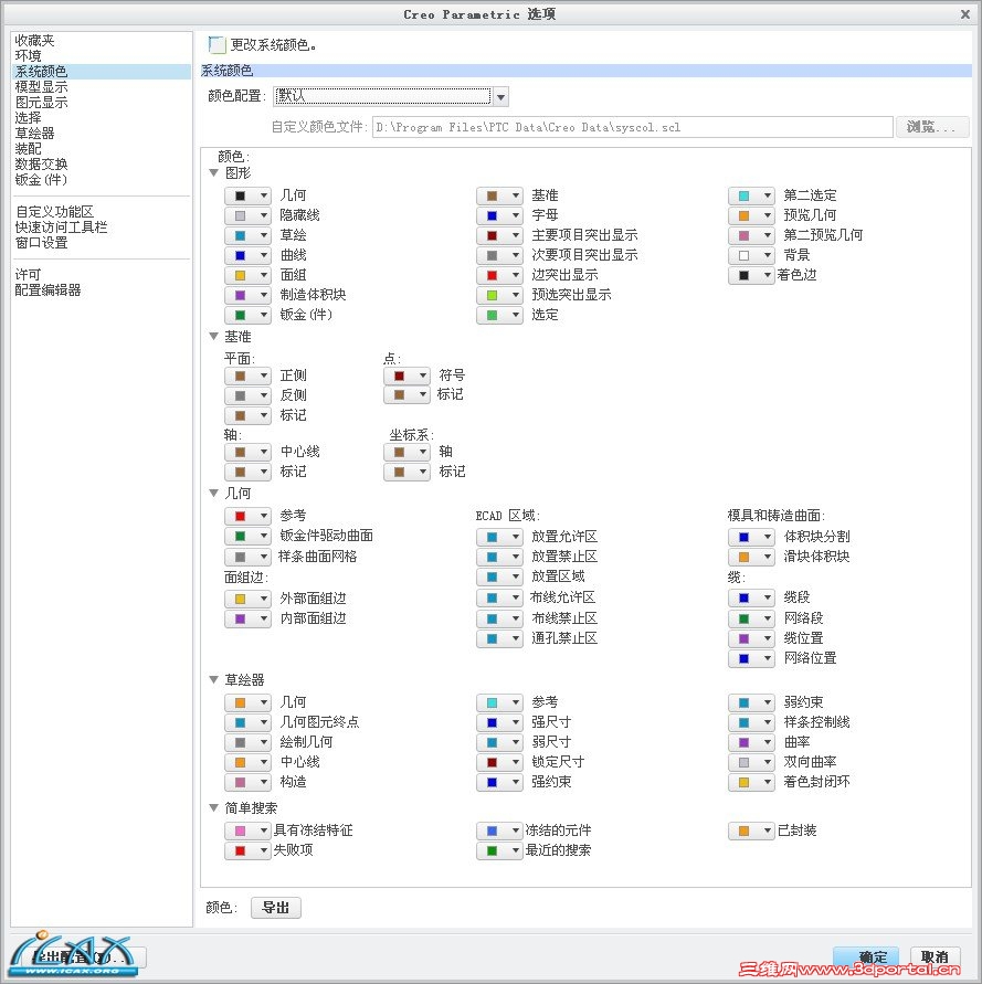 ΪCreo Parametric 1.0��Ĭ����ɫ.jpg
